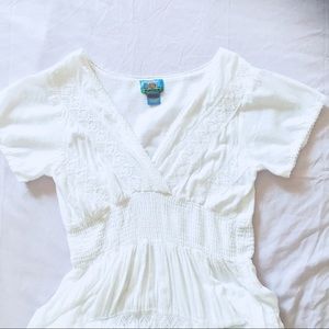 zulily white maxi dress